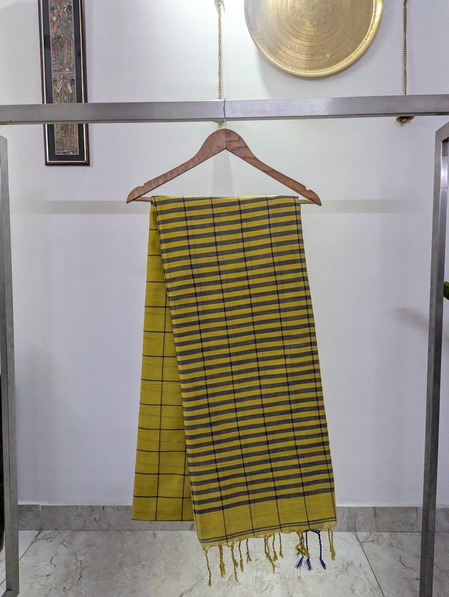 Tharini Collection - Yellow-Green and Blue