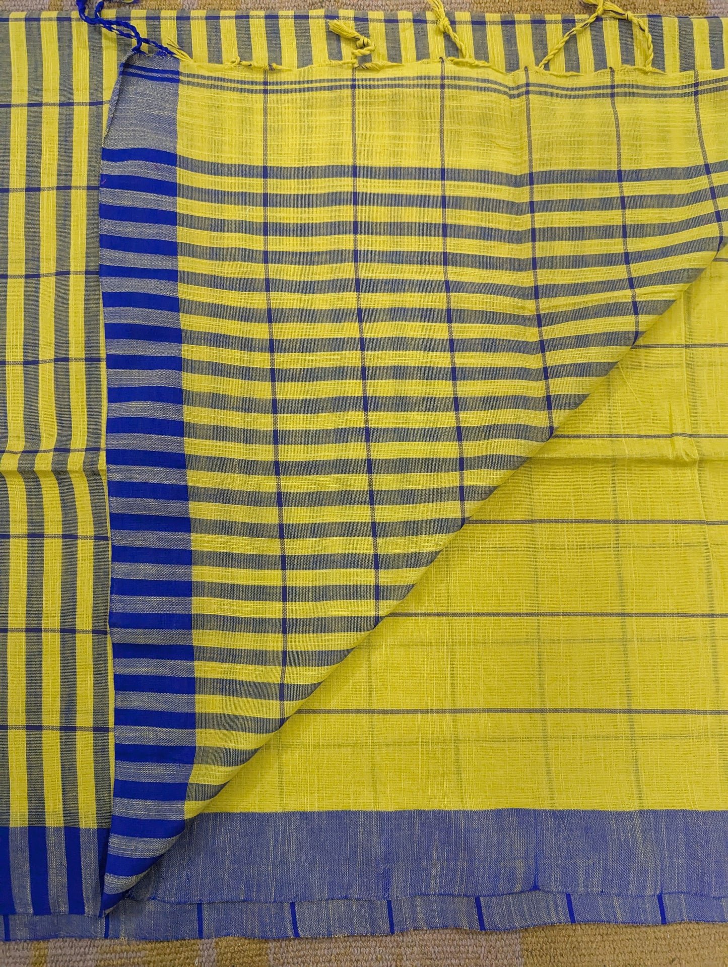 Tharini Collection - Yellow-Green and Blue