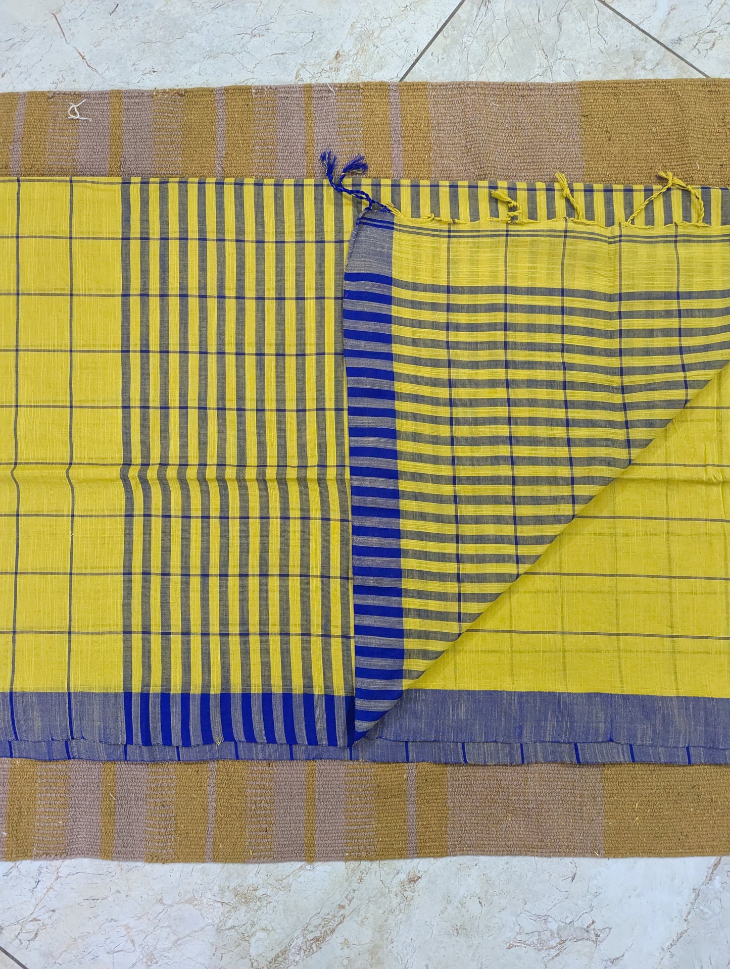 Tharini Collection - Yellow-Green and Blue