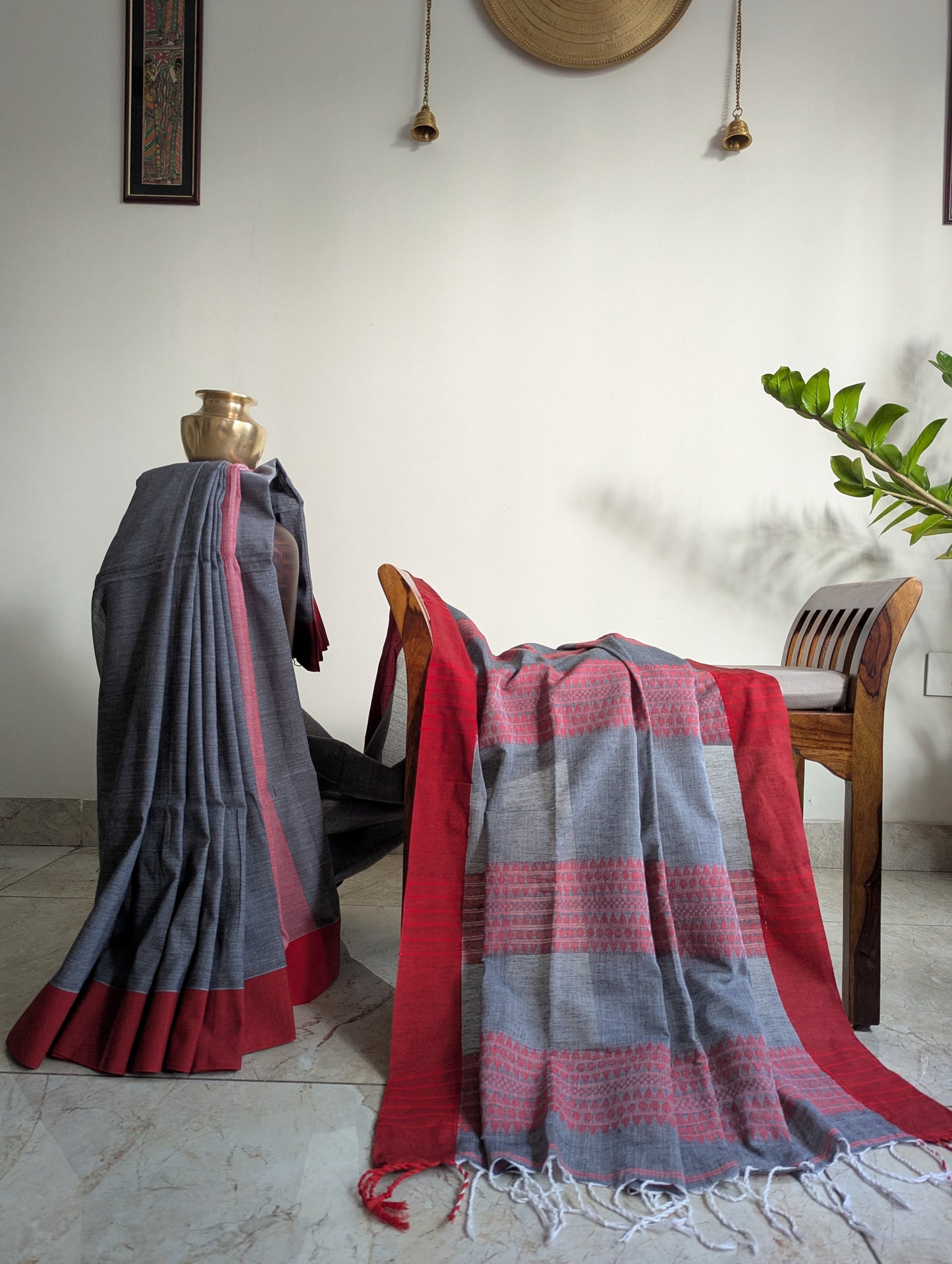 Uttara Collection - Grey and Red