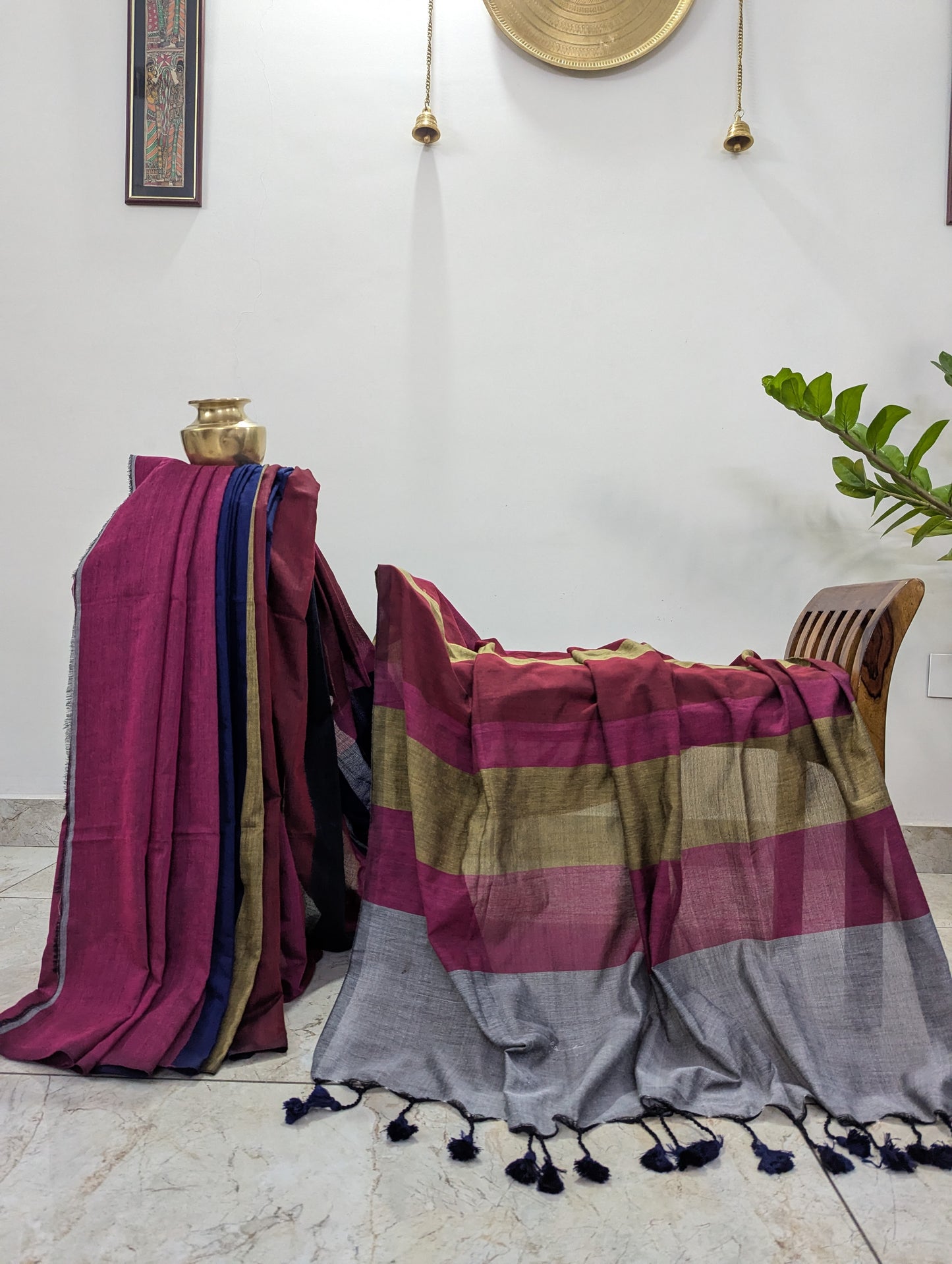 Mithra Collection - Pink and Navy Blue