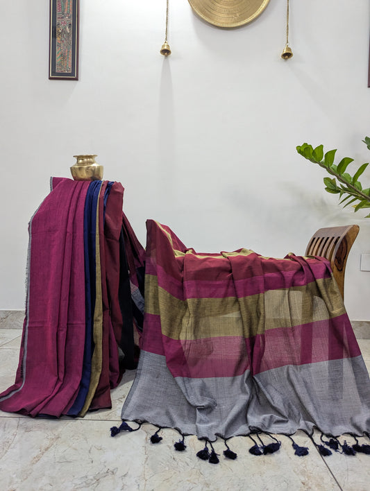 Mithra Collection - Pink and Navy Blue