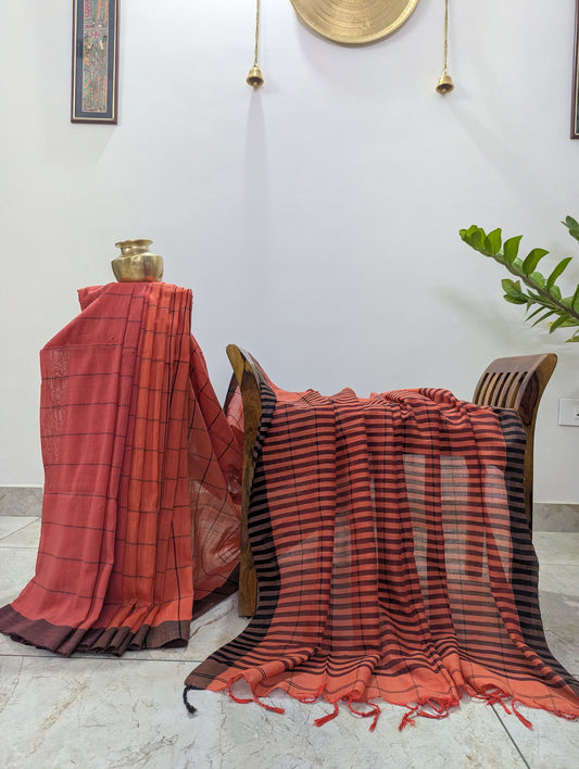 Tharini Collection - Coral and Black