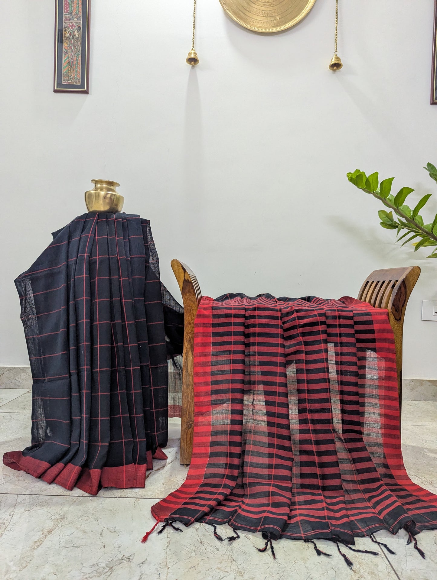 Tharini Collection - Black and Red