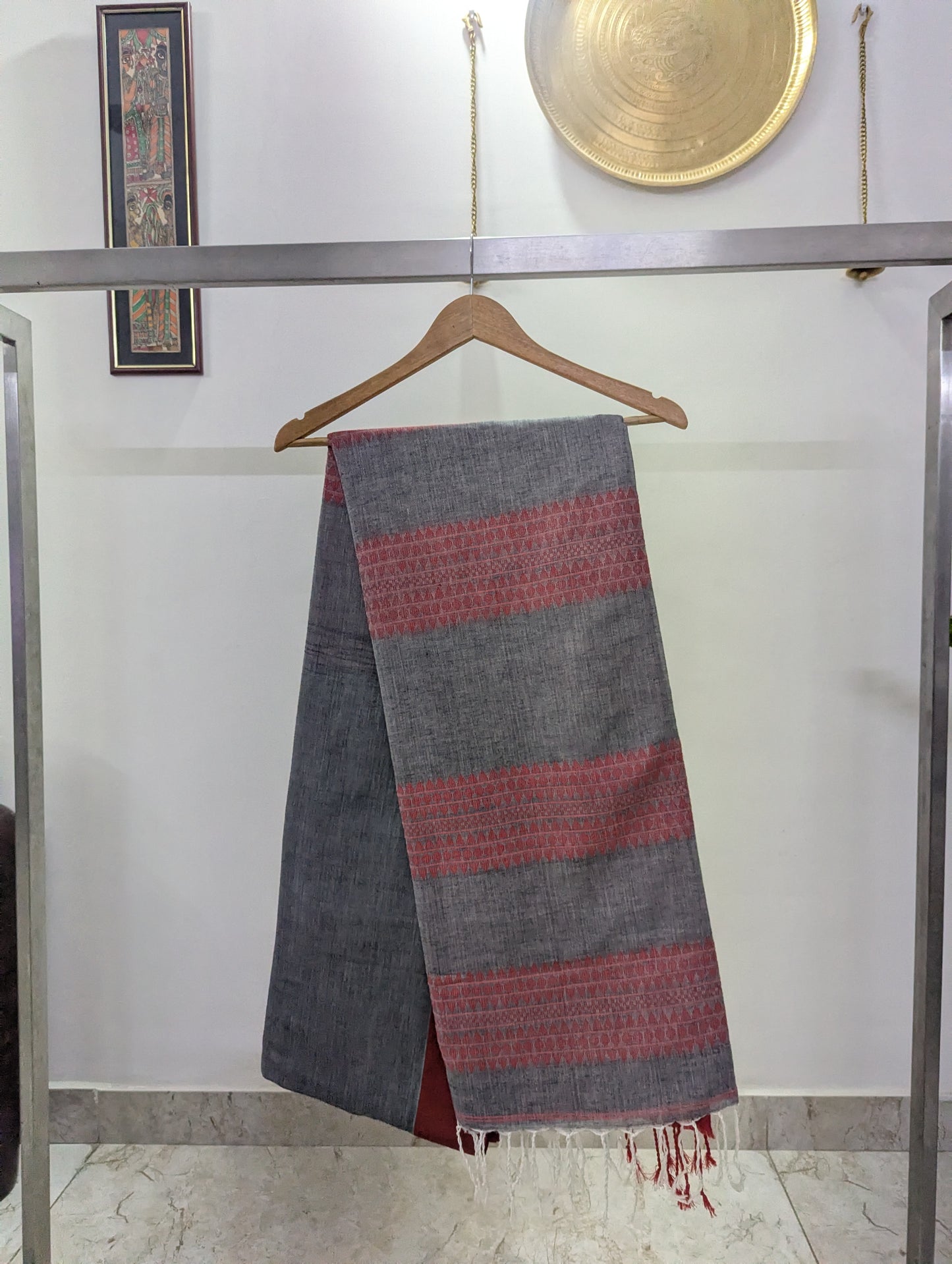 Uttara Collection - Grey and Red